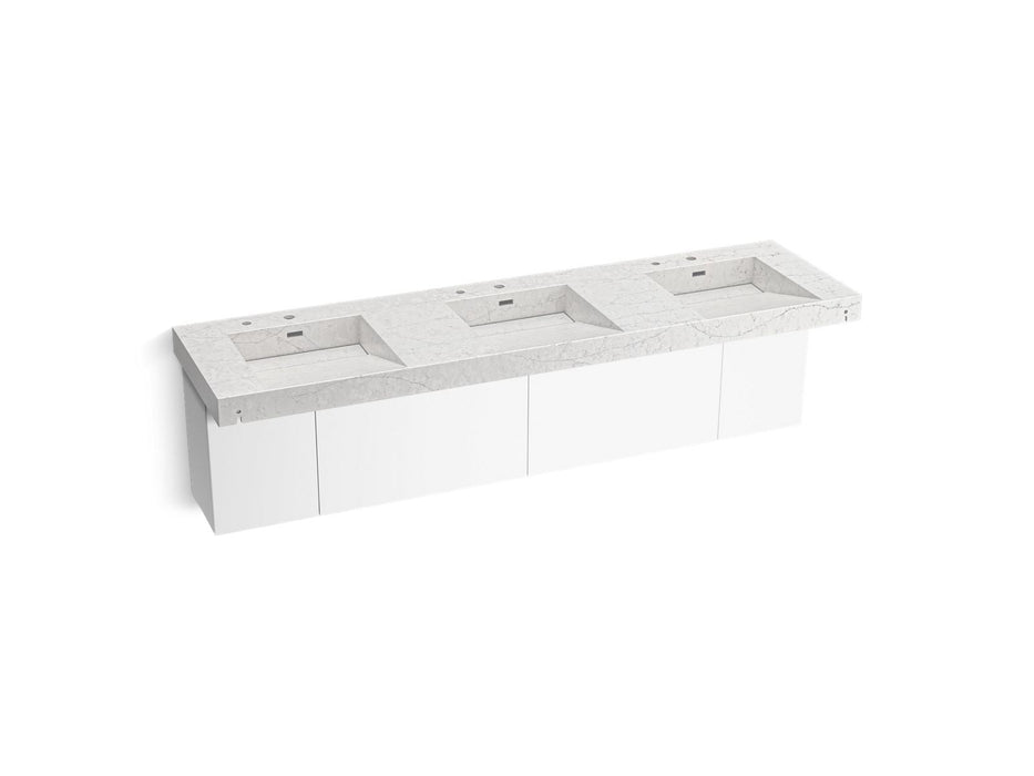 KOHLER K-81031-BPW Constellation 90" wall-mount basin lavatory system