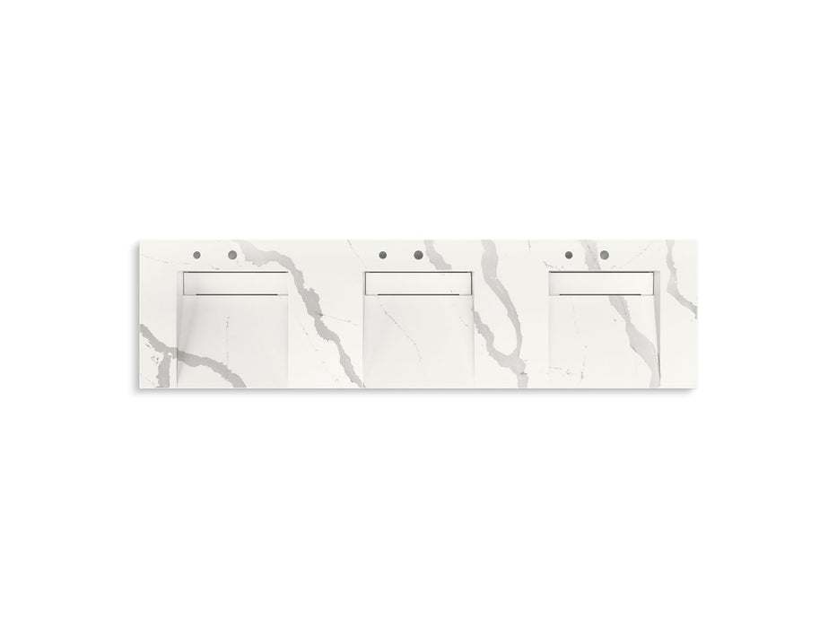 KOHLER K-81031-BSS Constellation 90" wall-mount basin lavatory system