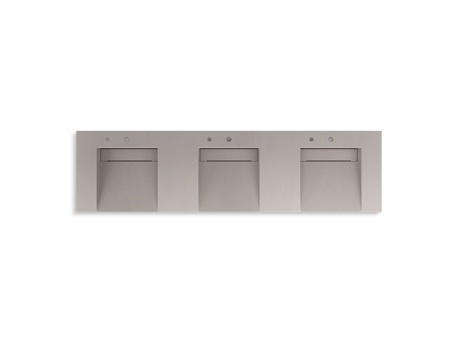 KOHLER K-81031-BSS Constellation 90" wall-mount basin lavatory system