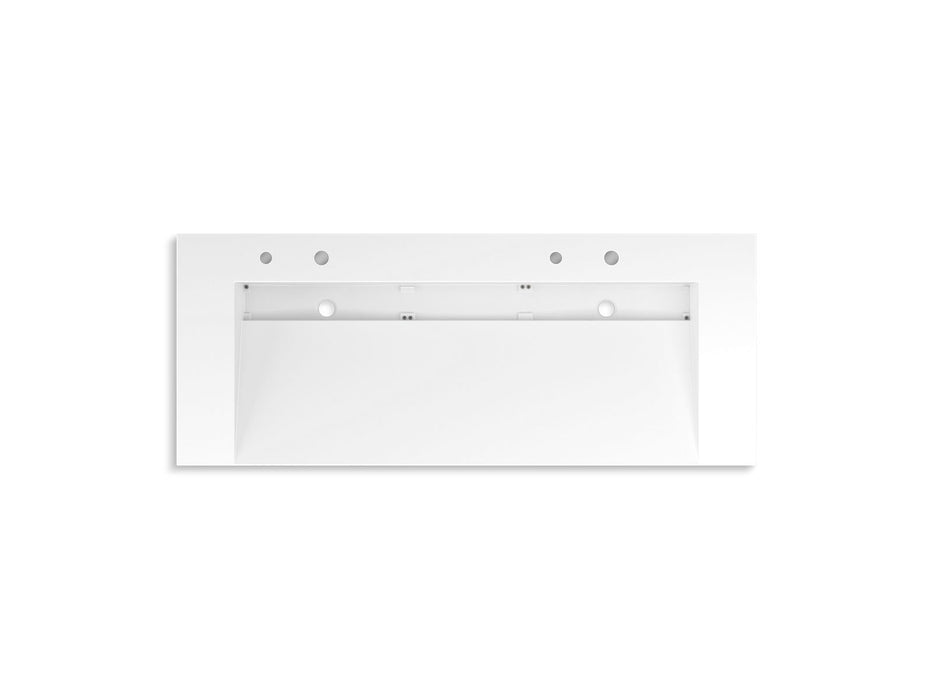 KOHLER K-81032-BSS Constellation 60" wall-mount trough lavatory system