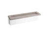KOHLER K-81033-BPW Constellation 90" wall-mount trough lavatory system, neutral concrete