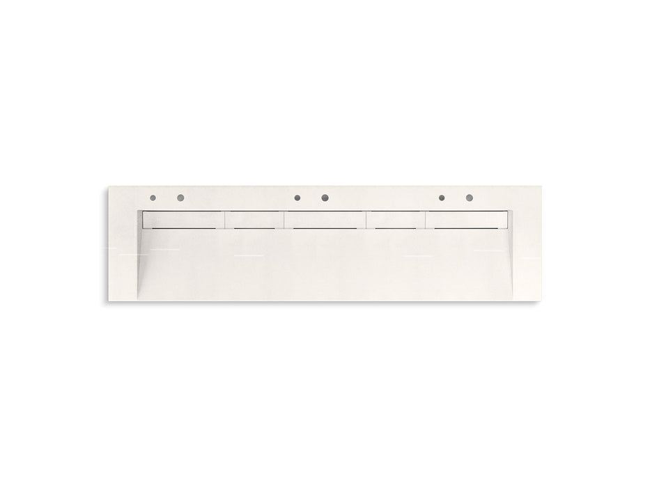 KOHLER K-81033-BSS Constellation 90" wall-mount trough lavatory system