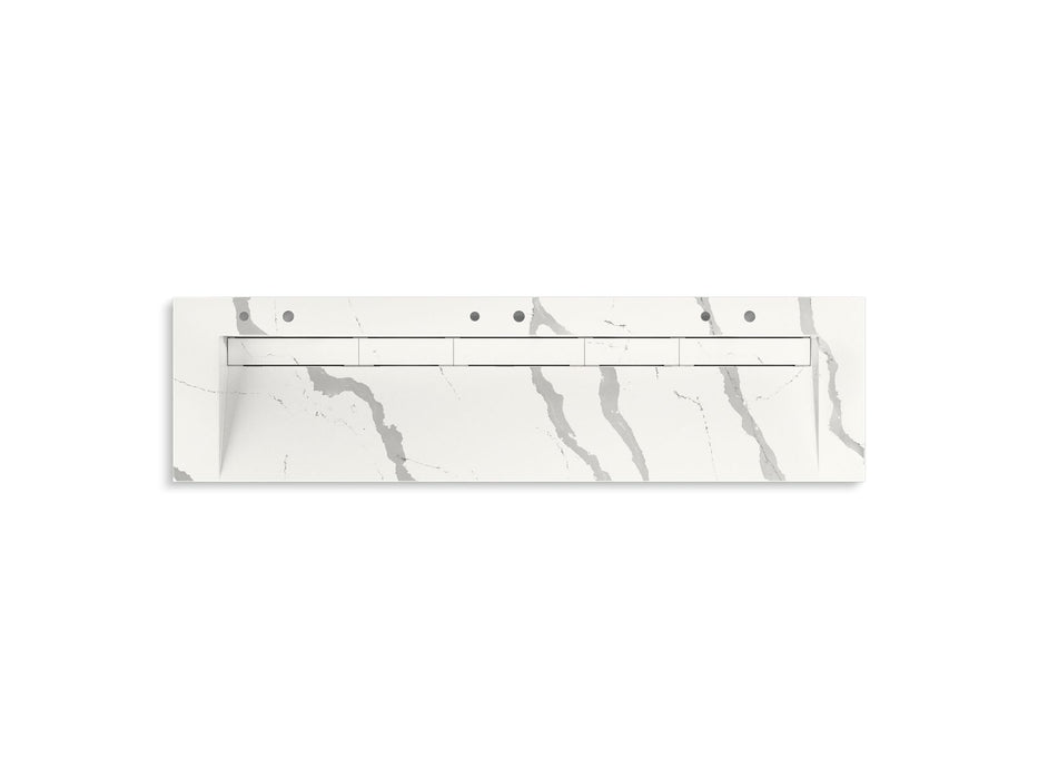 KOHLER K-81033-BSS Constellation 90" wall-mount trough lavatory system