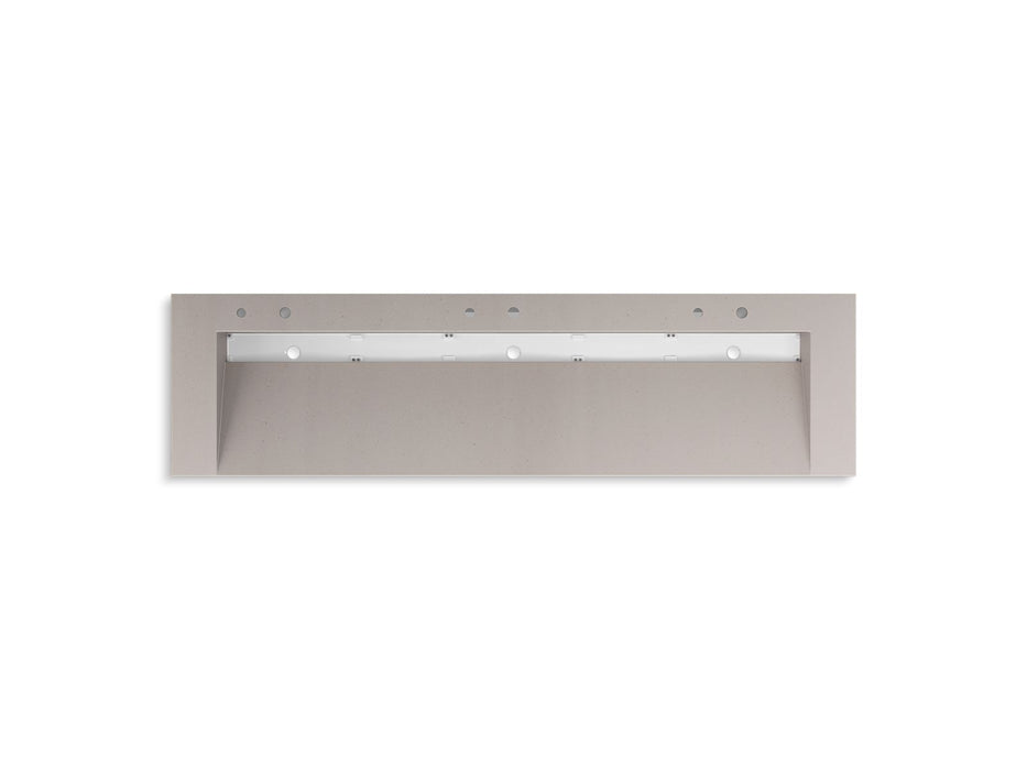 KOHLER K-81033-BSS Constellation 90" wall-mount trough lavatory system