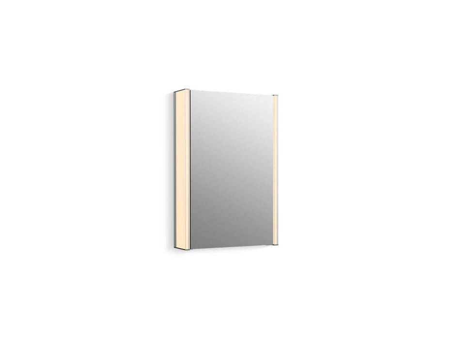KOHLER K-81144-SLE Maxstow 17" x 24" lighted medicine cabinet, dark anodized aluminum