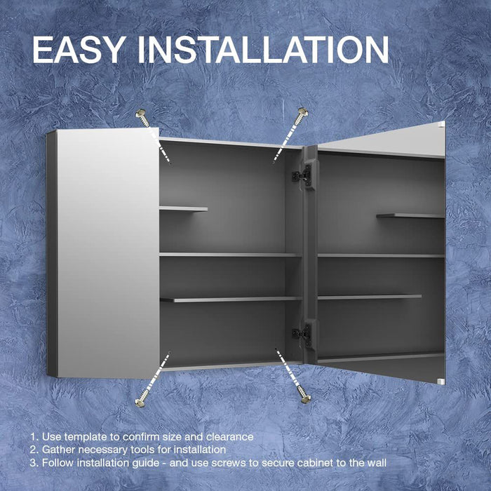 KOHLER K-81146 Maxstow 30" W x 24" H medicine cabinet