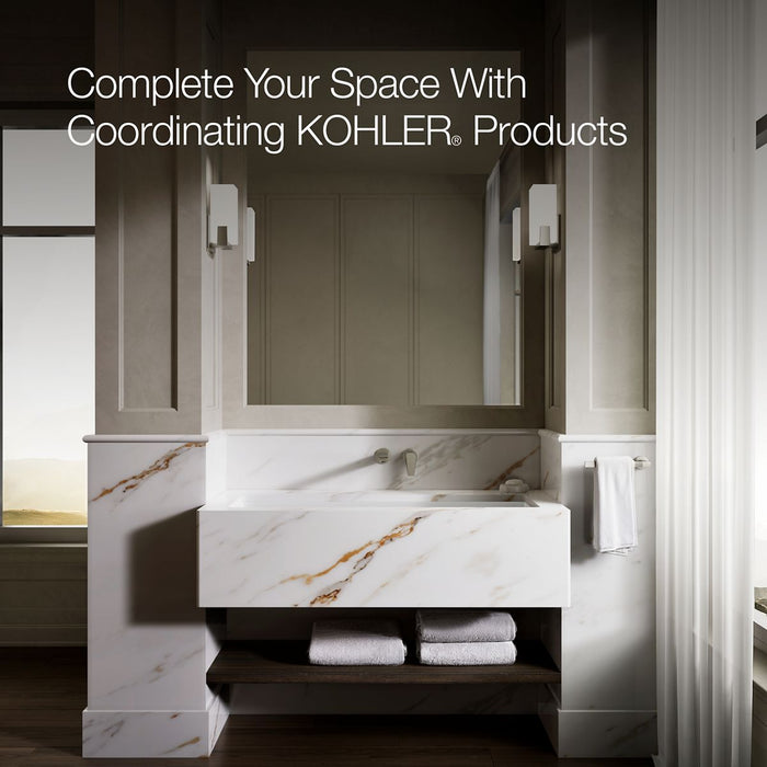 KOHLER K-8192-0 K-8192 Verticyl 42-1/2" Rectangular Undermount Bathroom Sink