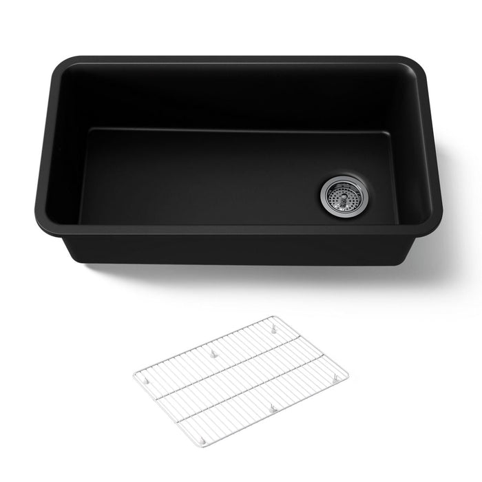 KOHLER K-8206 Cairn 33-1/2" undermount single-bowl kitchen sink