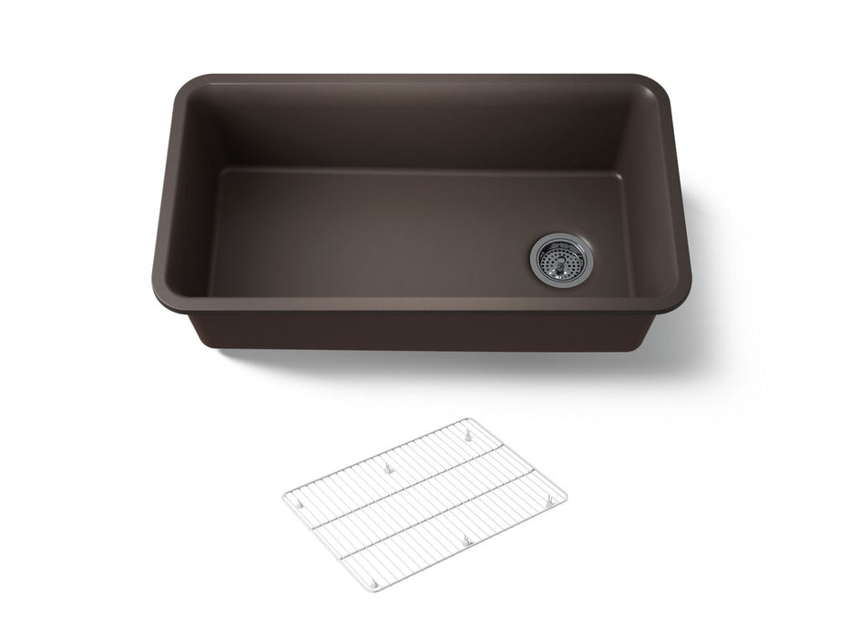 KOHLER K-8206 Cairn 33-1/2" undermount single-bowl kitchen sink