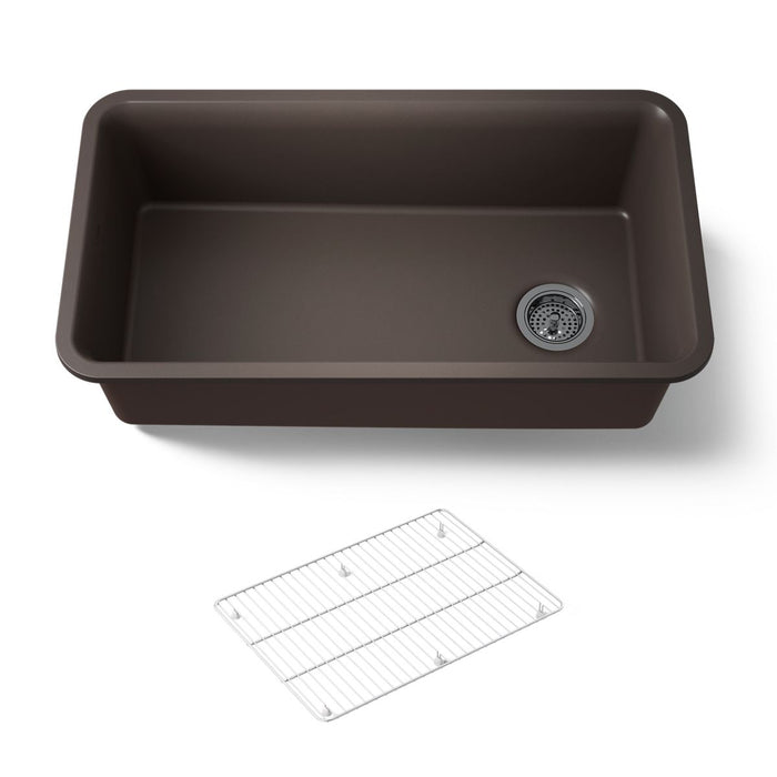 KOHLER K-8206 Cairn 33-1/2" undermount single-bowl kitchen sink