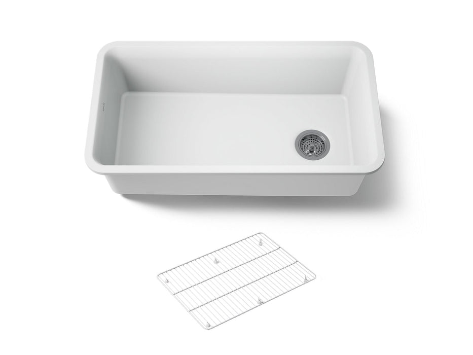 KOHLER K-8206 Cairn 33-1/2" undermount single-bowl kitchen sink