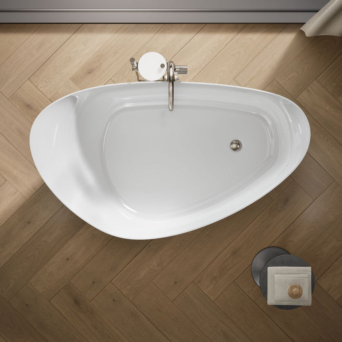 KOHLER K-8331-0 K-8331 Veil 65-3/8" x 36-15/16” Freestanding Bath