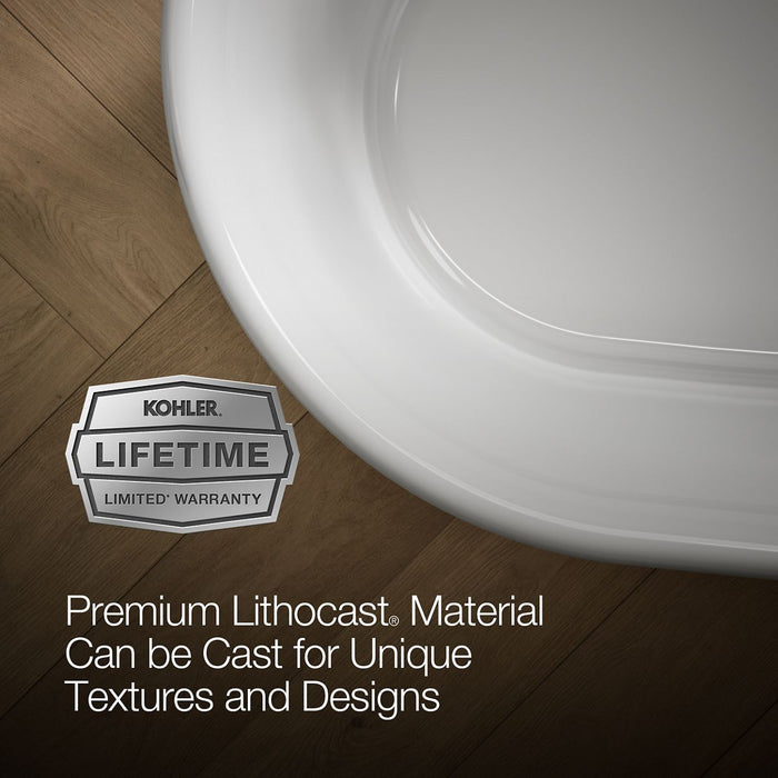 KOHLER K-8333-0 K-8333 Memoirs 66-1/4" x 36-1/2" Freestanding Bath
