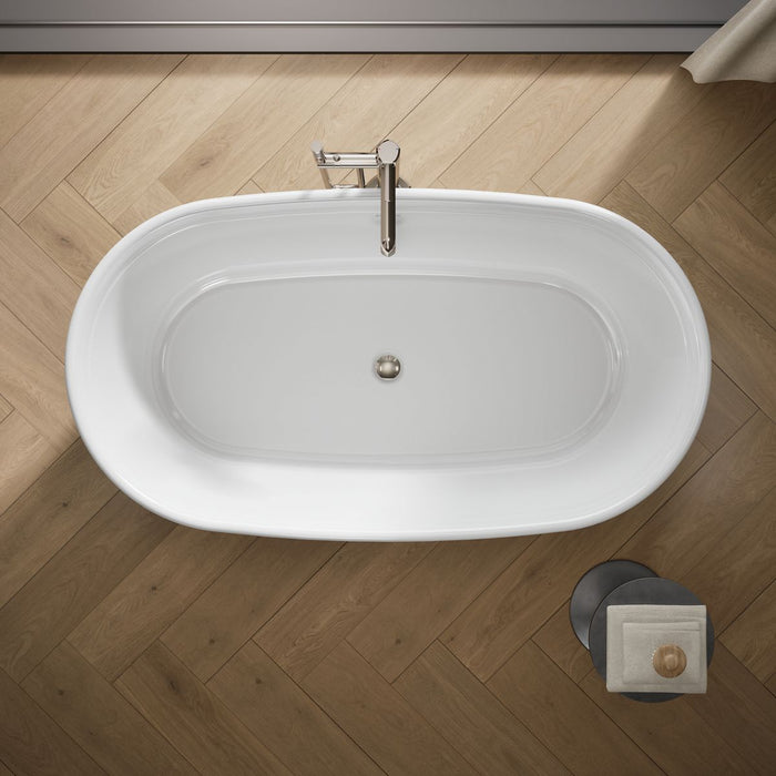KOHLER K-8333-0 K-8333 Memoirs 66-1/4" x 36-1/2" Freestanding Bath