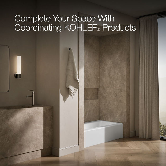 KOHLER K-837 Bellwether 60" x 30-1/4" alcove bath, left drain