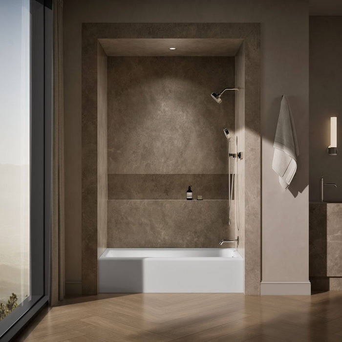 KOHLER K-838 Bellwether 60" x 30-1/4" alcove bath, right drain