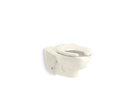KOHLER Kingston Wall-mount top spud flushometer bowl — KOHLER