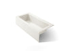 KOHLER K-847 Bellwether 66" x 32" alcove bath, left drain, biscuit