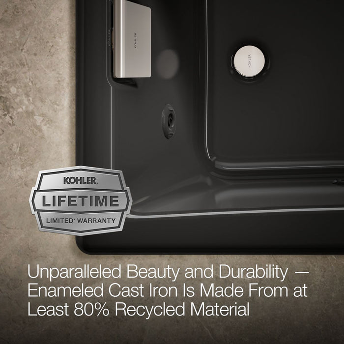 KOHLER K-852-JH Tea-for-Two 60" x 32" drop-in/undermount whirlpool bath