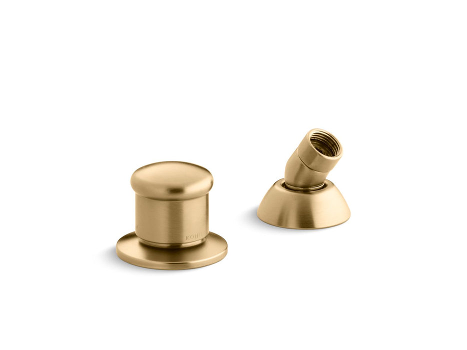 KOHLER K-8549 Two-way diverter valve and handshower hose guide, vibrant moderne brushed gold