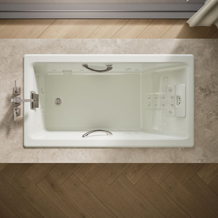 KOHLER K-856-V Tea-for-Two 66" x 36" drop-in Effervescence whirlpool bath