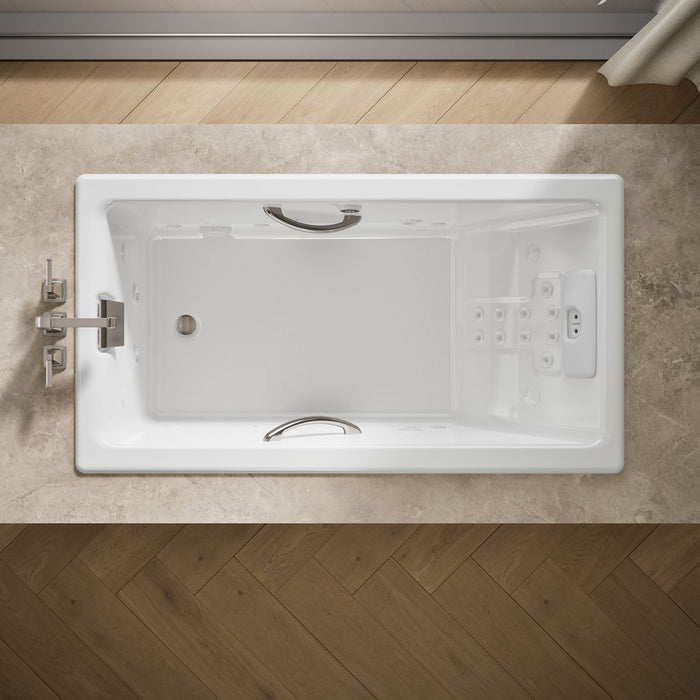 KOHLER K-856-V Tea-for-Two 66" x 36" drop-in Effervescence whirlpool bath