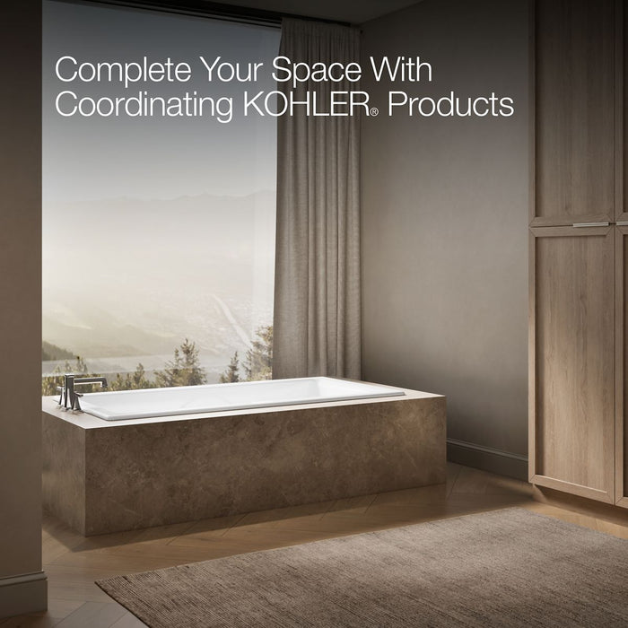 KOHLER K-863 Tea-for-Two 71-3/4" x 36" drop-in bath