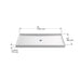 KOHLER K-8649 Rely 60" x 34" alcove shower base, center drain