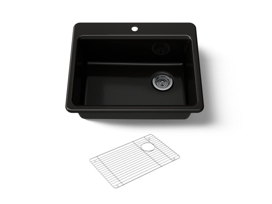 KOHLER K-8668-1A1 Riverby 27" top-mount single-bowl kitchen sink