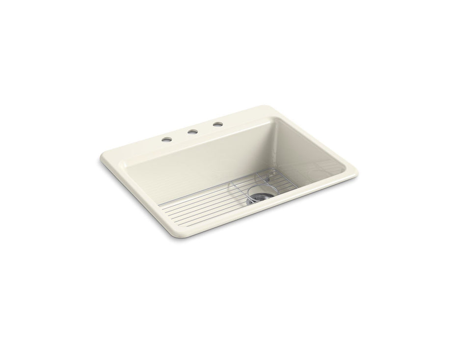 KOHLER K-8668-3A1 Riverby 27" top-mount single-bowl kitchen sink