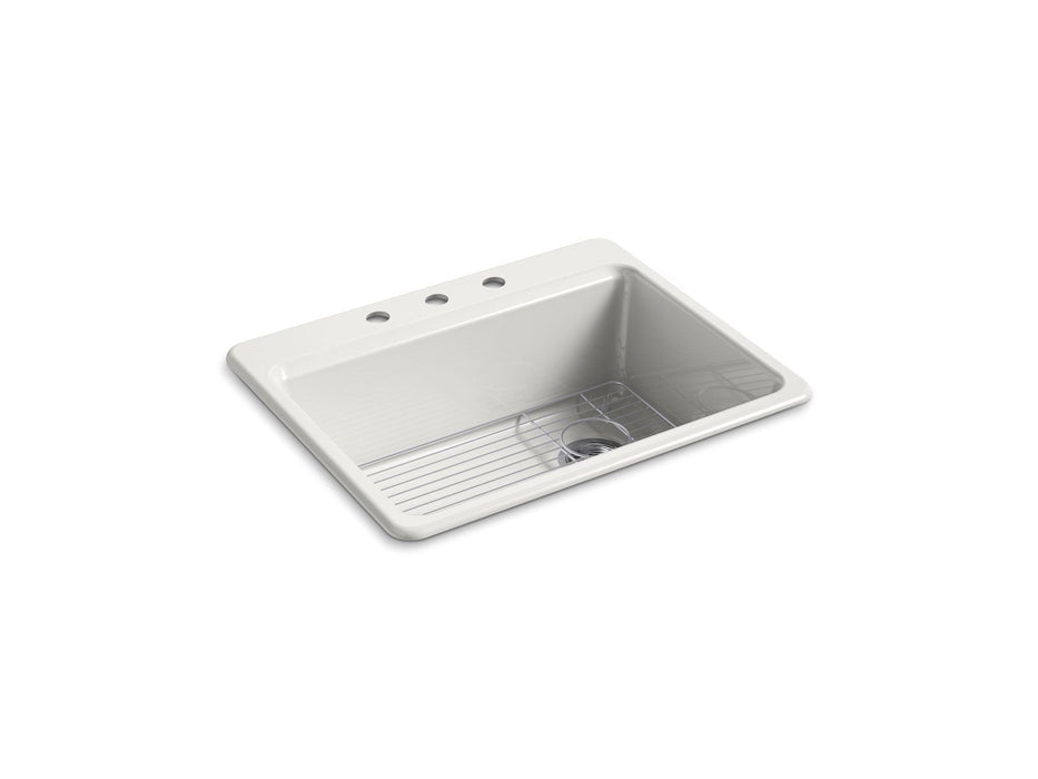 KOHLER K-8668-3A1 Riverby 27" top-mount single-bowl kitchen sink