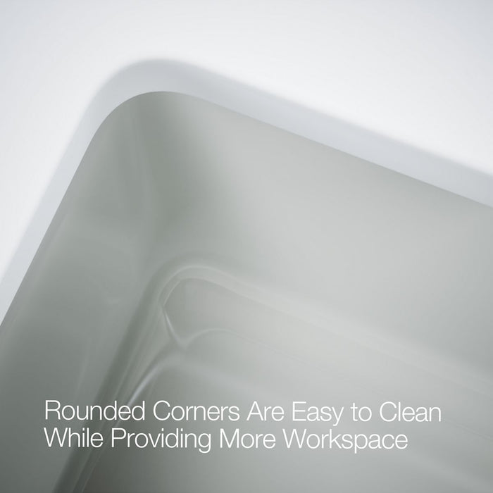 KOHLER K-8679-5UPC Riverby 33" undermount double-bowl workstation kitchen sink, black black - view 2