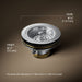 3/4 view of product with dimensions