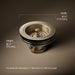 3/4 view of product with dimensions