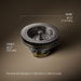 3/4 view of product with dimensions