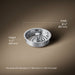 3/4 view of product with dimensions