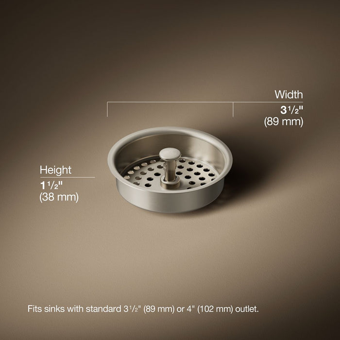 3/4 view of product with dimensions
