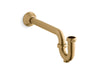 KOHLER K-9018 Adjustable P-trap with long tubing outlet, 1-1/4" x 1-1/4", vibrant moderne brushed gold