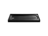 KOHLER K-9053 Salient 60" x 30" alcove shower base, left drain, black black