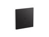 KOHLER K-90UB00G40 Mach Flex Metal Faceplate for Concealed Touchless Urinal Flushometer, 0.5 GPF, Matte Black - 3/4 view of p