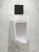 KOHLER K-90UB00G40 Mach Flex Metal Faceplate for Concealed Touchless Urinal Flushometer, 0.5 GPF, Matte Black - image focused