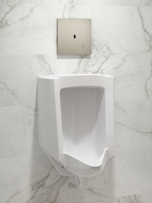 KOHLER K-90UB00G40 Mach Flex Metal Faceplate for Concealed Touchless Urinal Flushometer, 0.5 GPF, Vibrant Brushed Nickel - im