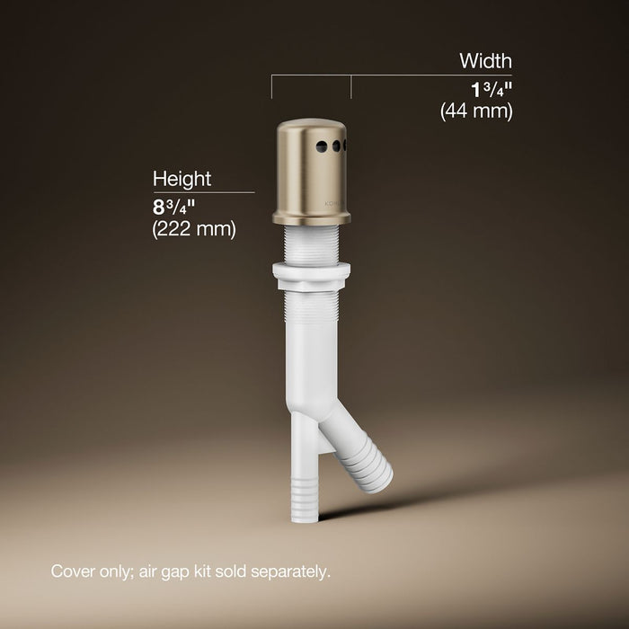 3/4 view of product with dimensions