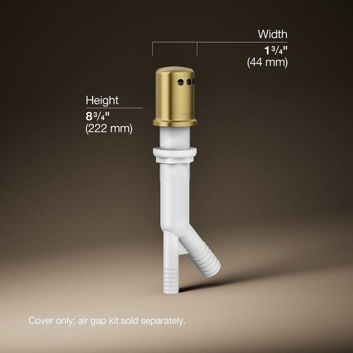 3/4 view of product with dimensions