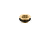 KOHLER K-9132 Round shower drain for use with plastic pipe, gasket included, vibrant brushed moderne brass