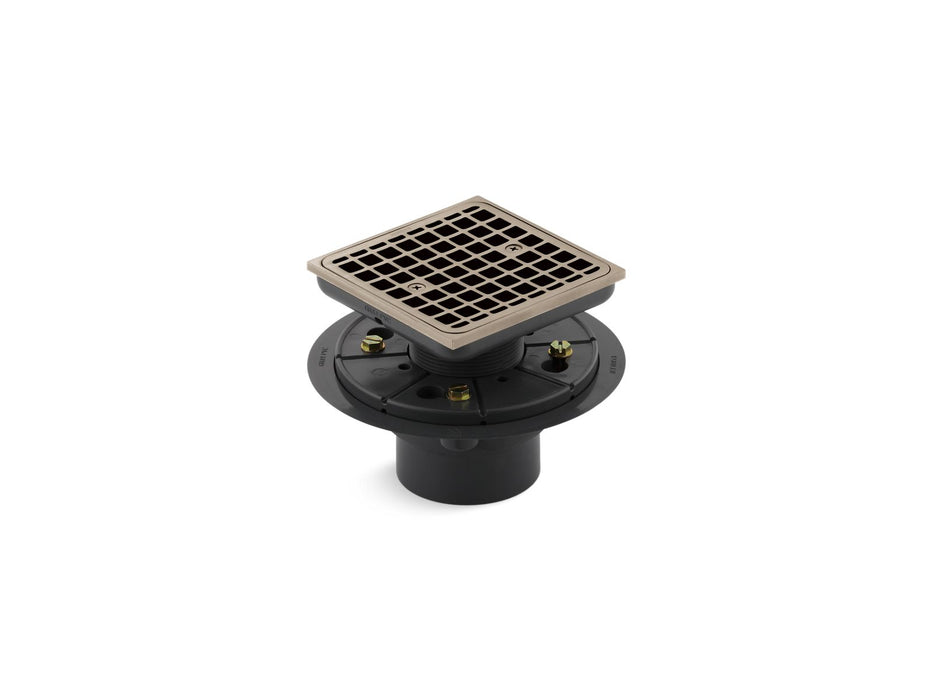 KOHLER K-9136 Clearflo Square design tile-in shower drain