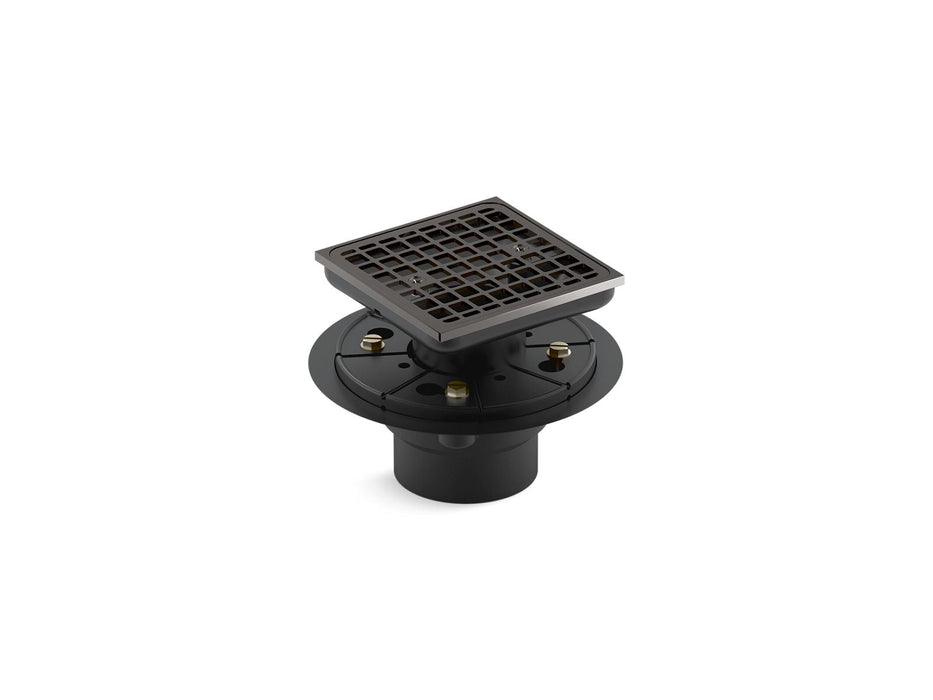 KOHLER K-9136 Clearflo Square design tile-in shower drain