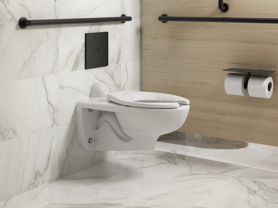 KOHLER K-91TB10K50-7BK Mach Flex Glass faceplate for concealed touchless toilet flushometer, 1.0 gpf