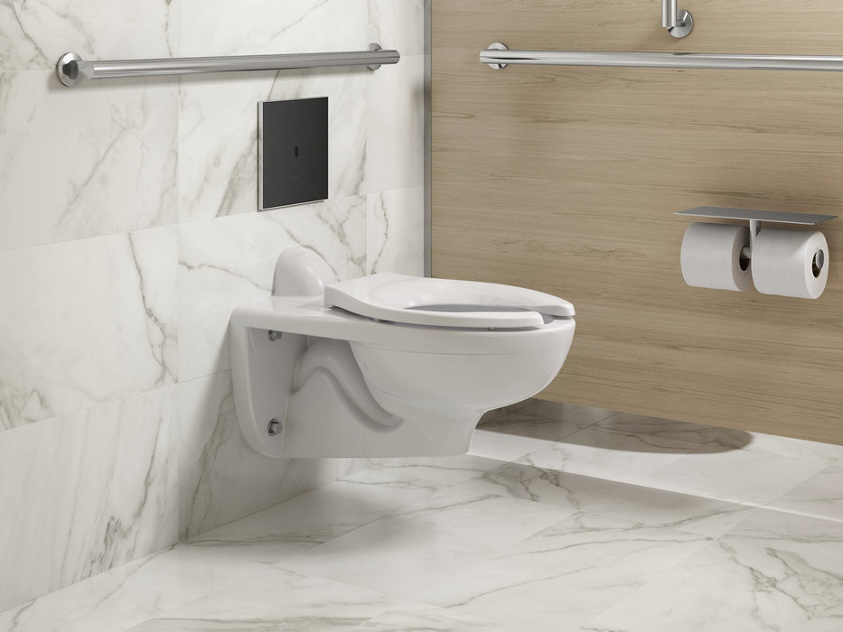 KOHLER K-91TB10K50-7BK Mach Flex Glass faceplate for concealed touchless toilet flushometer, 1.0 gpf