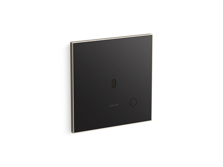 KOHLER K-91TB10L50-7BK Mach Flex Glass faceplate for concealed touchless toilet flushometer, 1.1 gpf